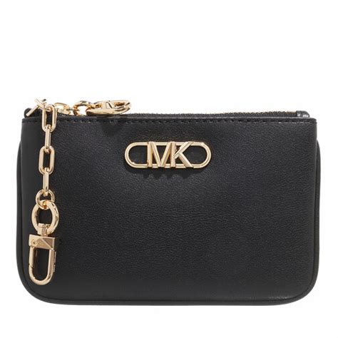 michael kors black key pouch|Michael Kors black purses.